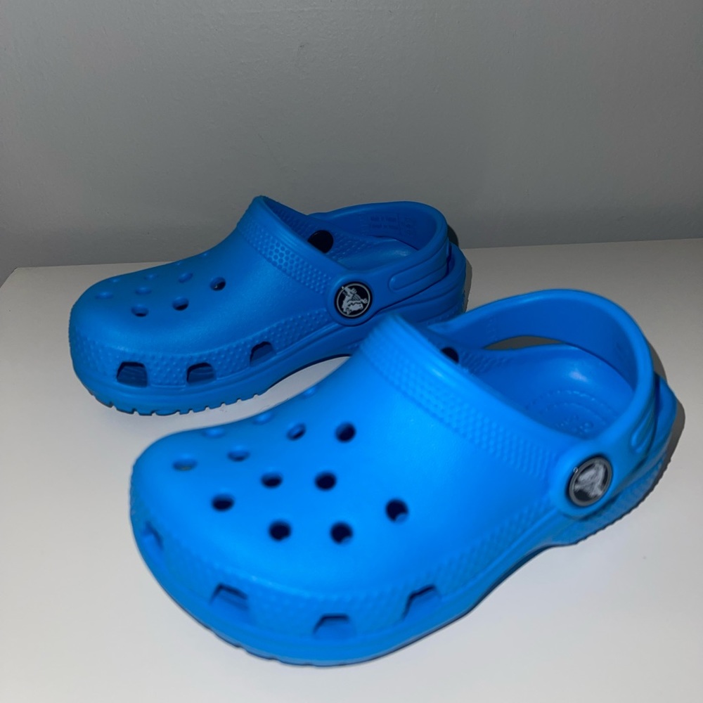 Blue Toddler Crocs